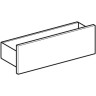 Настенная полка GEBERIT SMYLE SQUARE 500,362.JL.1 45 см песчаный темно-серый