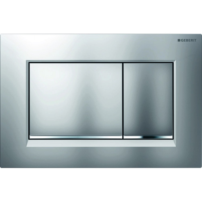 Смывная клавиша GEBERIT SIGMA 30 115,883.JQ.1 хром матовый не остаются отпечатки пальцев